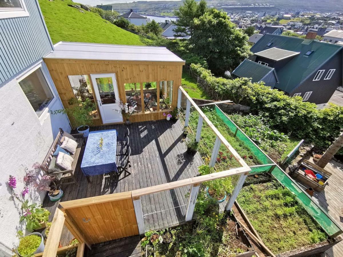 A Green Pearl In The Heart Of Tórshavn Buitenkant foto